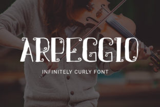 Arpeggio: A Curly Decorative Typeface for Modern Web Design