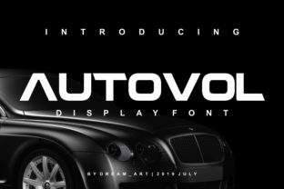Autovol: The Futuristic Sans Serif Font for Bold Editorial Design