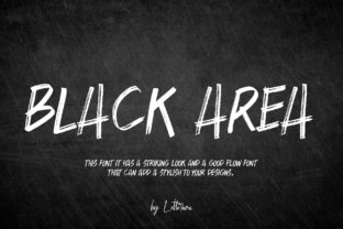 Black Area: A Strong Brush Typeface for Authentic Brand Identities
