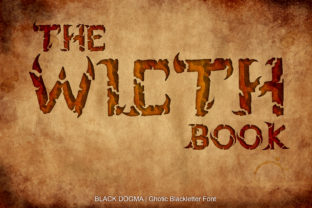 Black Dogma: The Gothic Typeface for Unique Craft Projects