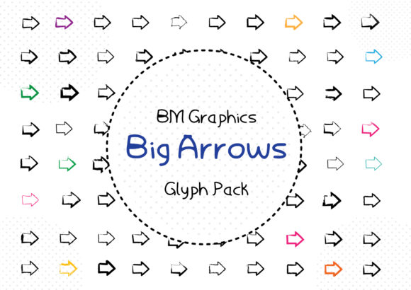 BM Graphics - Big Arrows: A Fresh Typeface for Editorial Direction