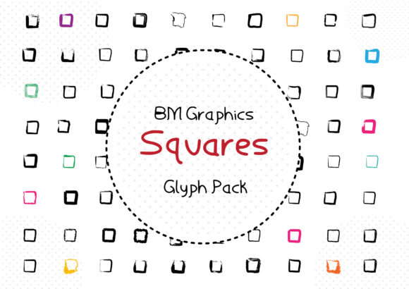 BM Graphics - Squares: A Creative Font for Bold Brand Identity