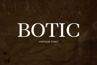 Botic Typeface: A Classic Serif for Modern Web Design