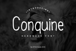 Conquine: A Modern Sans Serif Typeface for Editorial Design