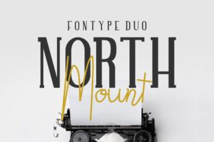 Elevate Your Shop with the North Mount Family Typeface