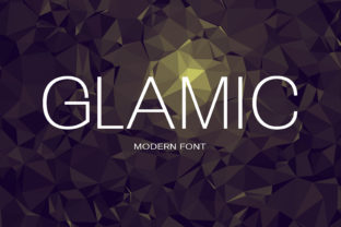 Glamic: A Cool Sans Serif Typeface for Modern Branding