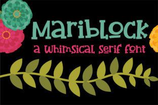Mariblock: A Whimsical Serif Typeface for Digital Branding