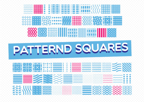 Patterned Squares: The Dingbats Typeface for Campaign Visuals
