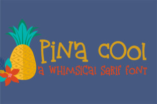 Pina Cool: The Whimsical Serif Typeface for Handmade Brands
