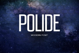 Polide: A Futuristic Sans Serif Font for Modern Brand Identity