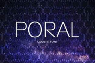 Poral: A Clean Sans Serif Typeface for Modern Editorial Design