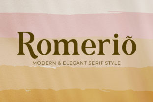 Romerio: A Classic Serif Typeface for Editorial and Brand Identity