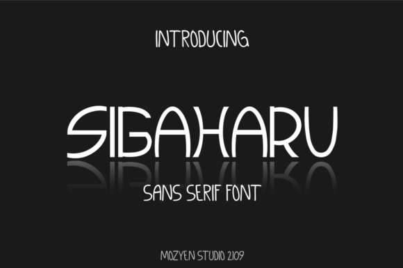 Sigaharu Typeface: A Web Designer’s Take on Modern Sans Serif