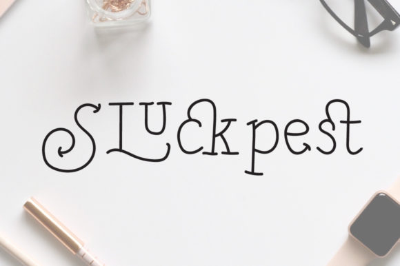 Sluckpest: A Playful Serif Font for Campaigns That Need Personality