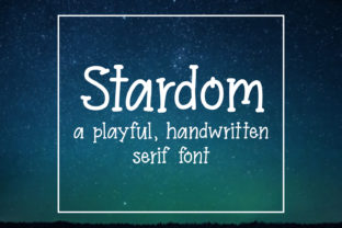 Stardom: A Playful Handwritten Serif for Bold Brand Identity
