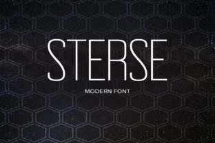 Sterse: The Modern Sans Serif Typeface for Editorial Design