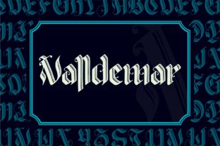 Valldemar: A Bold Blackletter Font for Handmade Branding