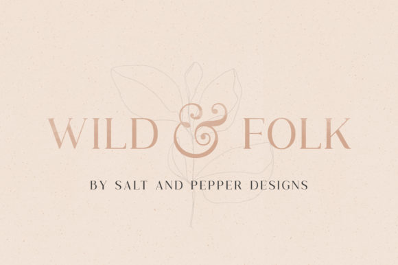 Wild Folk: The Serif Typeface for Modern Editorial Design